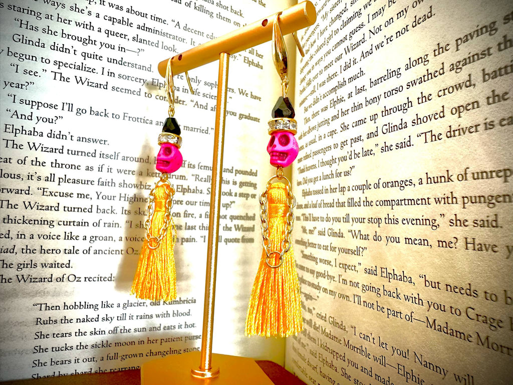 Pink Voodoo Lady Earrings