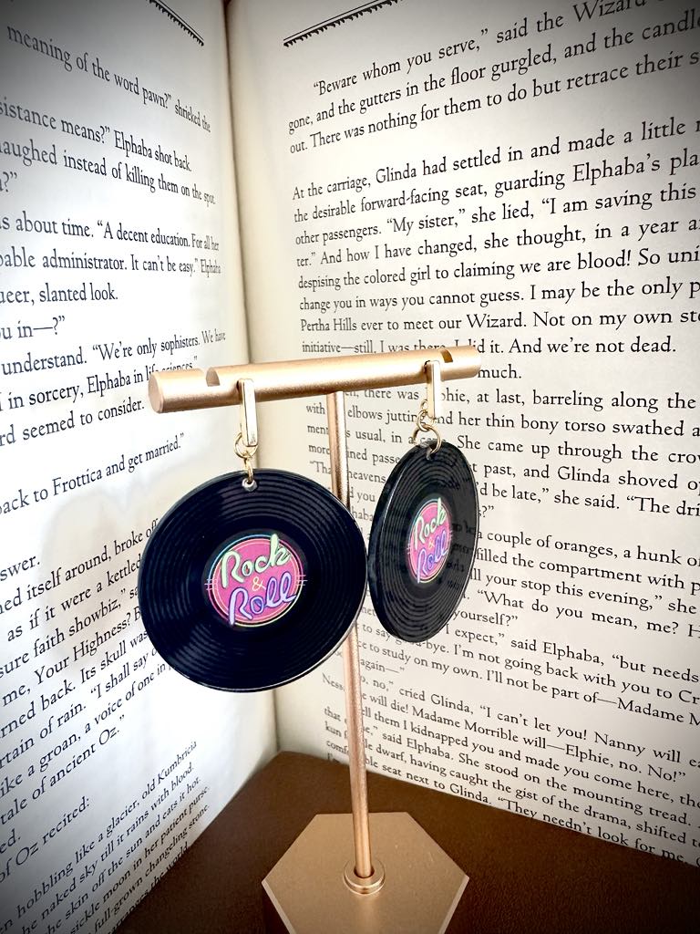 Retro Vinyl Earrings