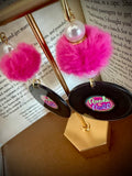 Retro Vinyl w/ Pink Fuzzies